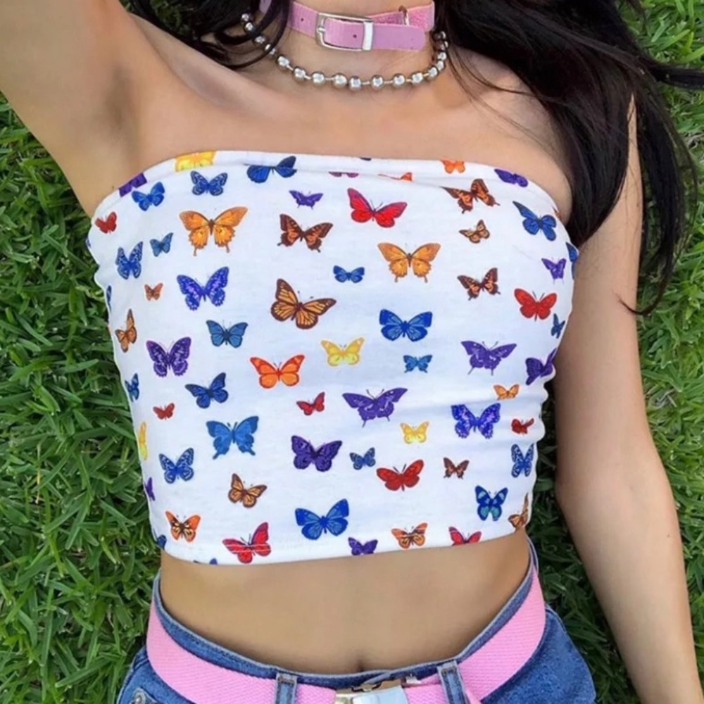 Butterfly Tube Top 🦋